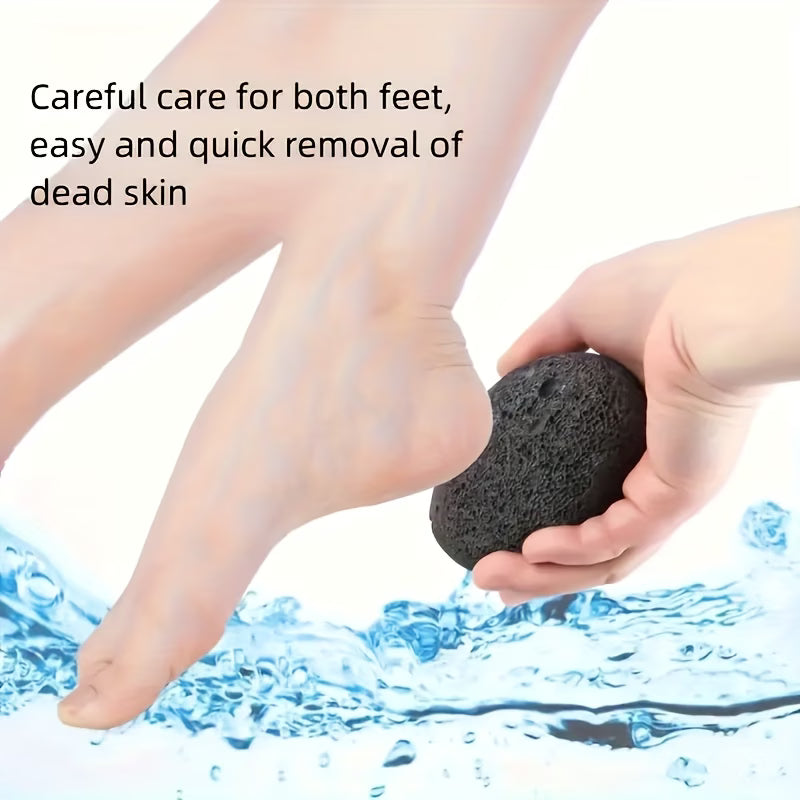 Natural Lava Stone Foot Scrubber – Volcanic Pumice Stone for Feet & Hands