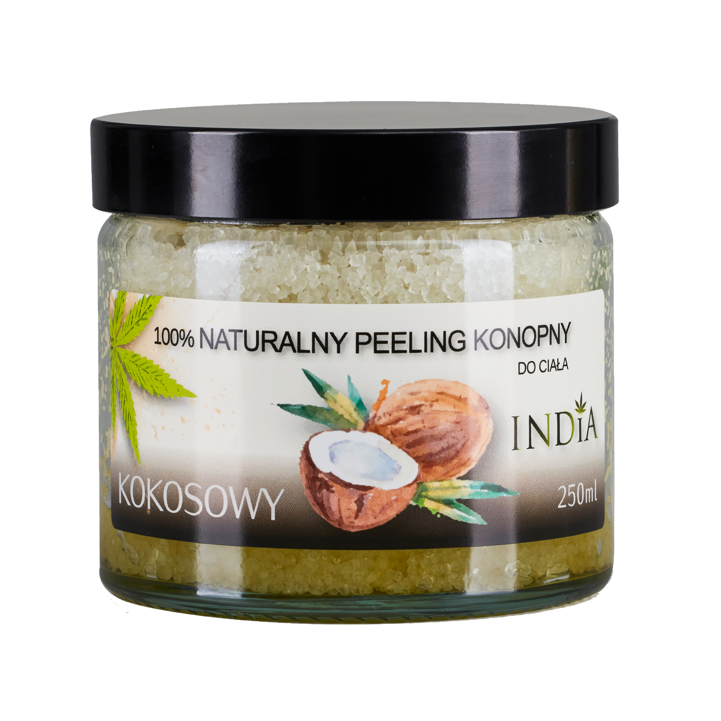 Organic Hemp Coconut Sugar Scrub – Face & Body 250ml