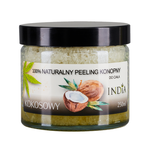 Organic Hemp Coconut Sugar Scrub – Face & Body 250ml