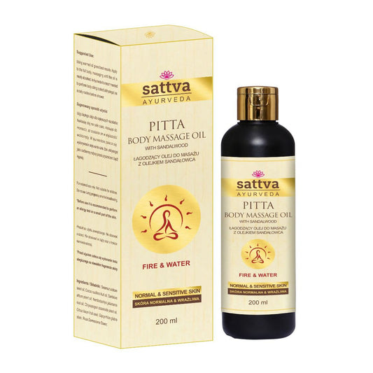 Olio corpo naturale PITTA al sandalo 200 ml