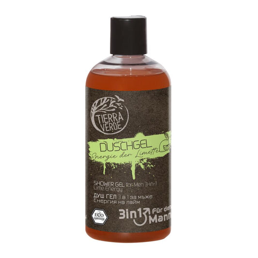 Shower gel for MEN 3-in-1 with Oak bark & Lime Energy 500ml