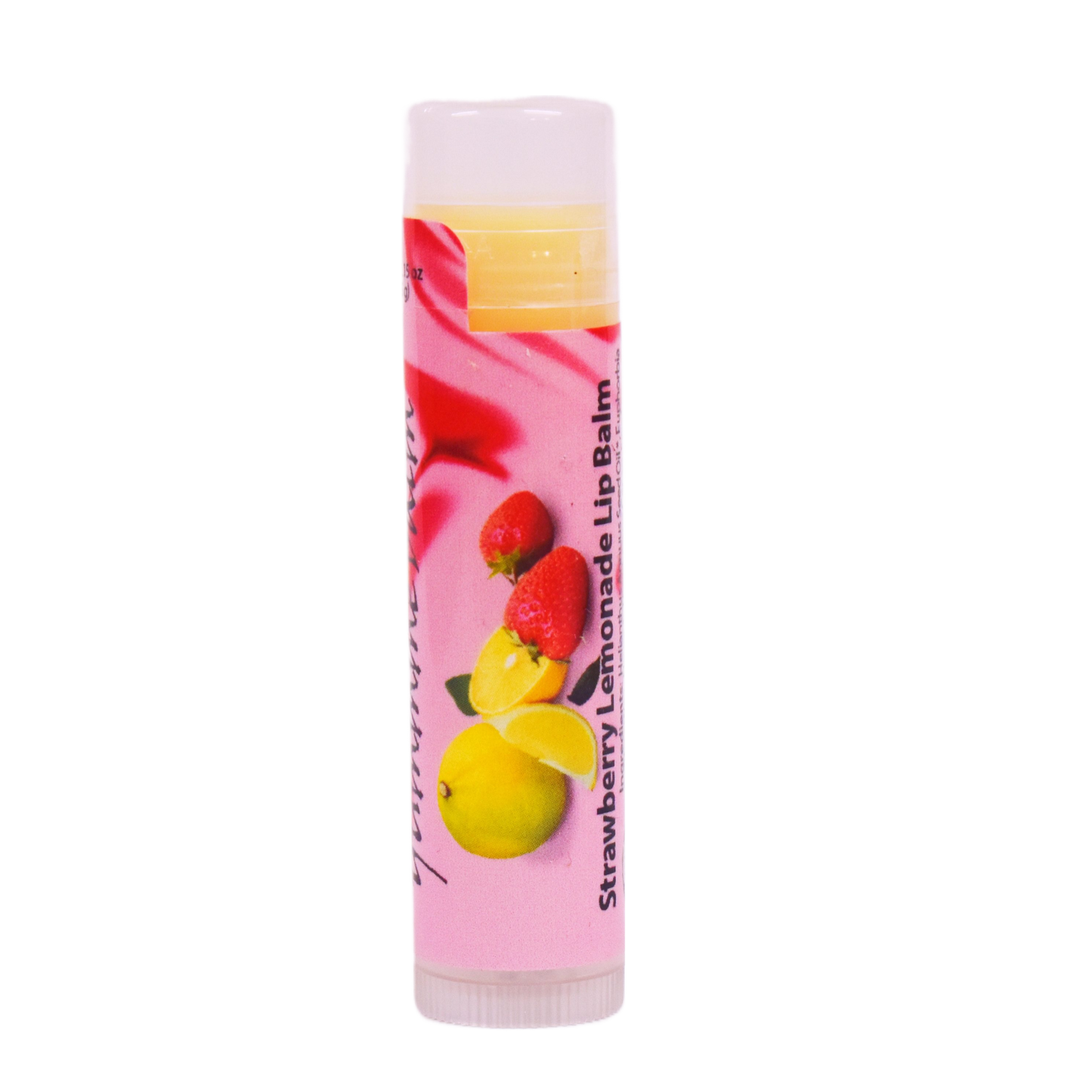 Organic Vegan Strawberry Lemonade Lip Balm