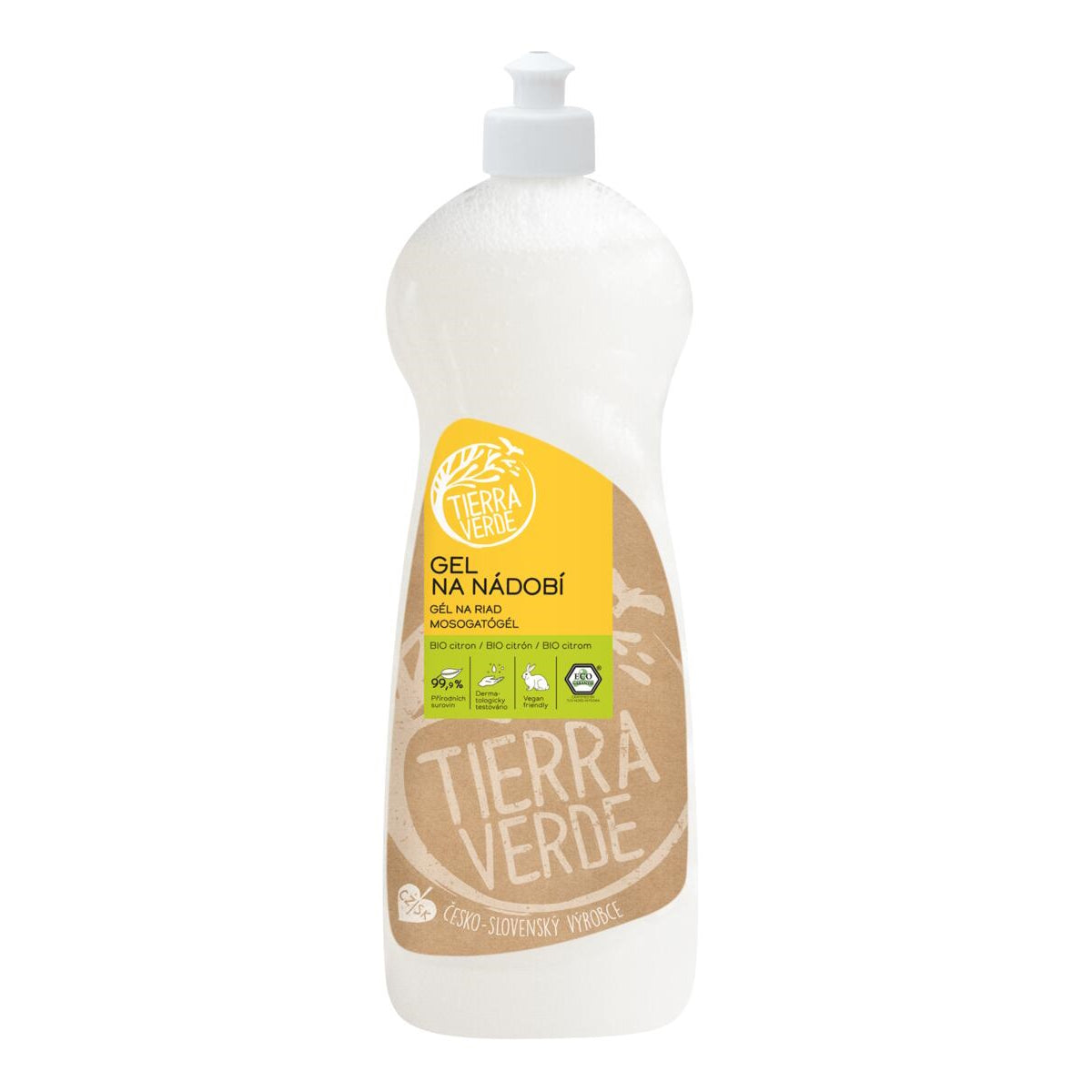 Organic Lemon Washing-up gel 1 L