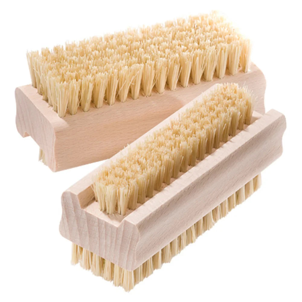 Wooden Double-Sided Nail Brush 10cm