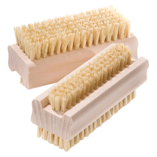 Wooden Double-Sided Nail Brush 10cm