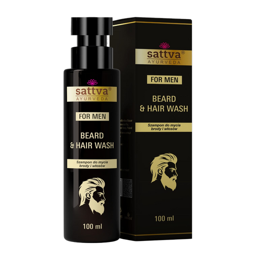 Mens Natural Beard & Hair Wash 100ml