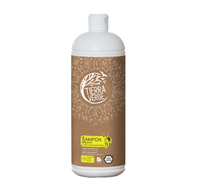 Shampoo Biologico alla Betulla al Profumo di Lemongrass 1 L