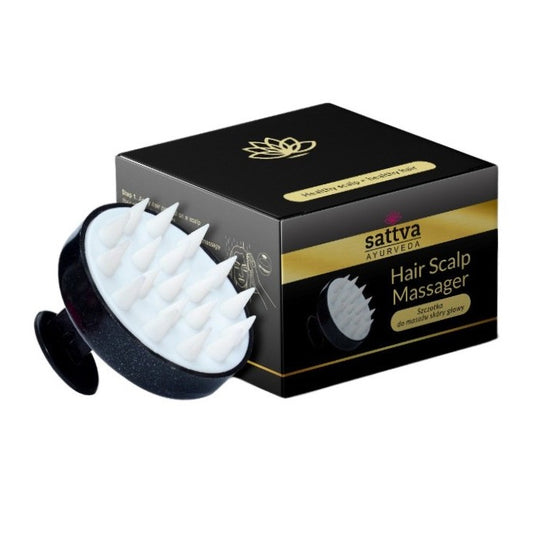 Ergonomic Scalp Massager Black