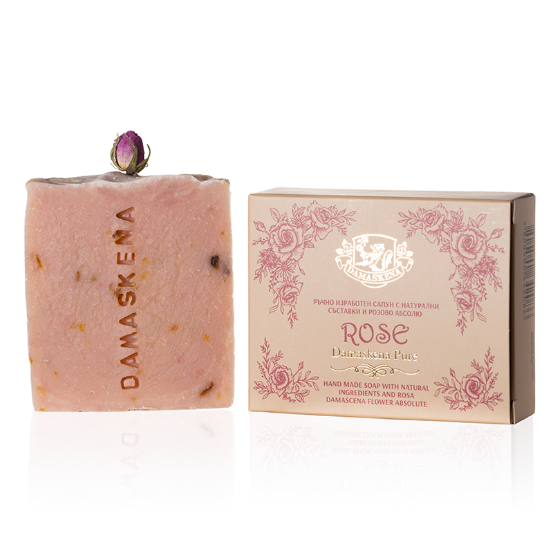 Damaskena Pure Natural Soap with Bulgarian ROSE Absolute 110g