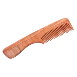 Neem comb with handle