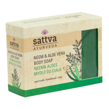 Ayurvedic hand made soap - NEEM & ALOE VERA 125g