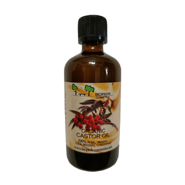 Castor oil Organic in glass bottle 100ml