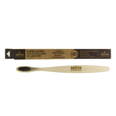 Natural Bamboo Toothbrush - Medium